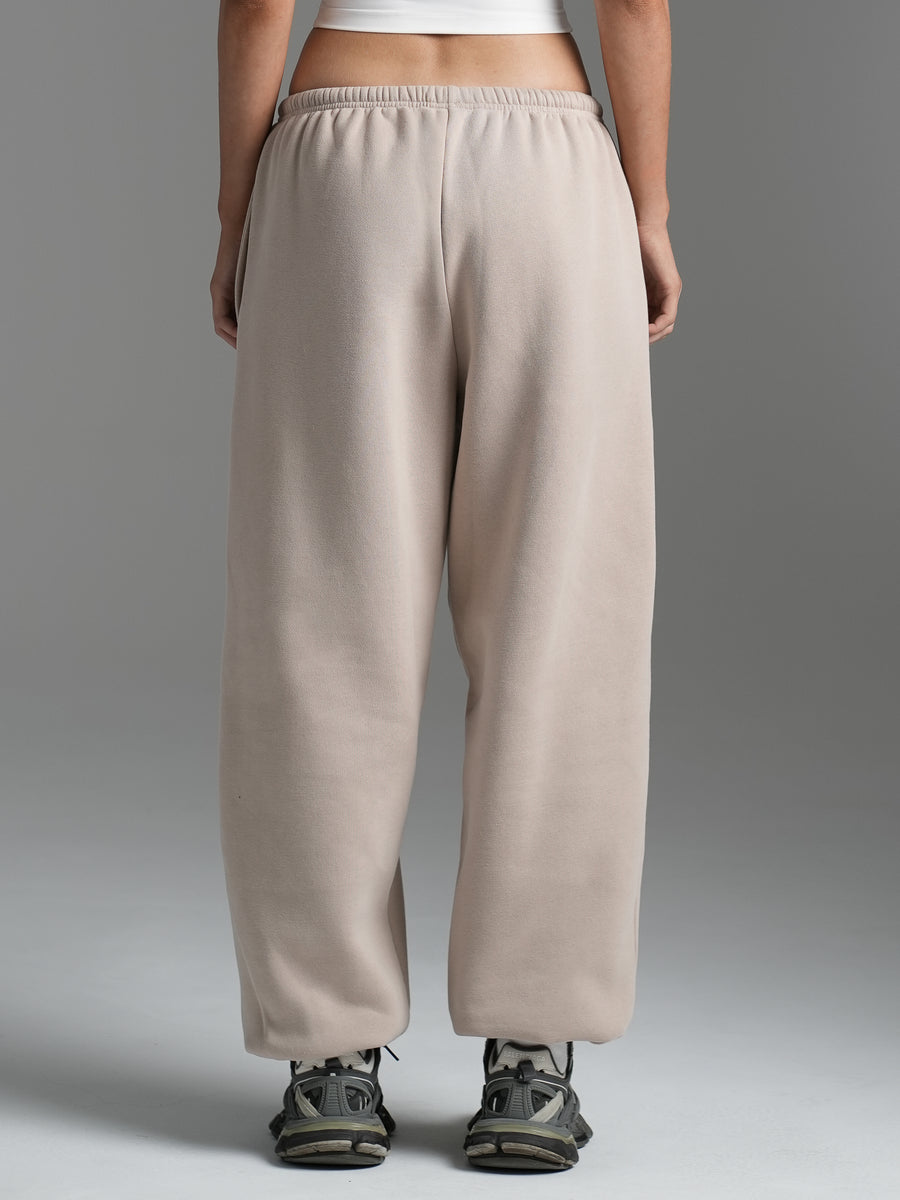 Oversized Fleece Trackpants Dune