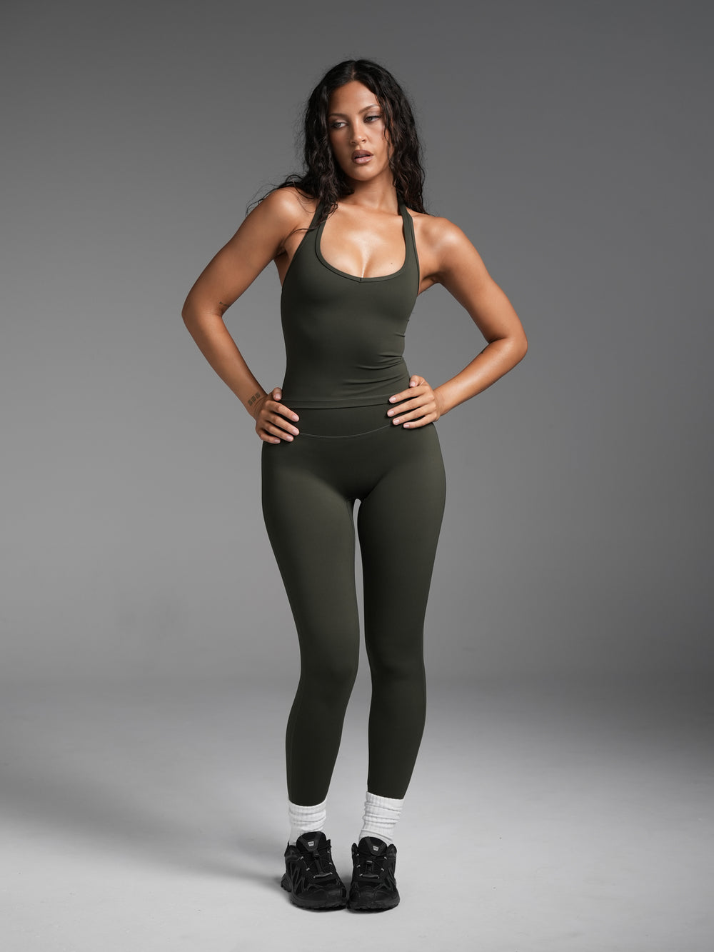 Base Scrunch Leggings | Full Length Ivy