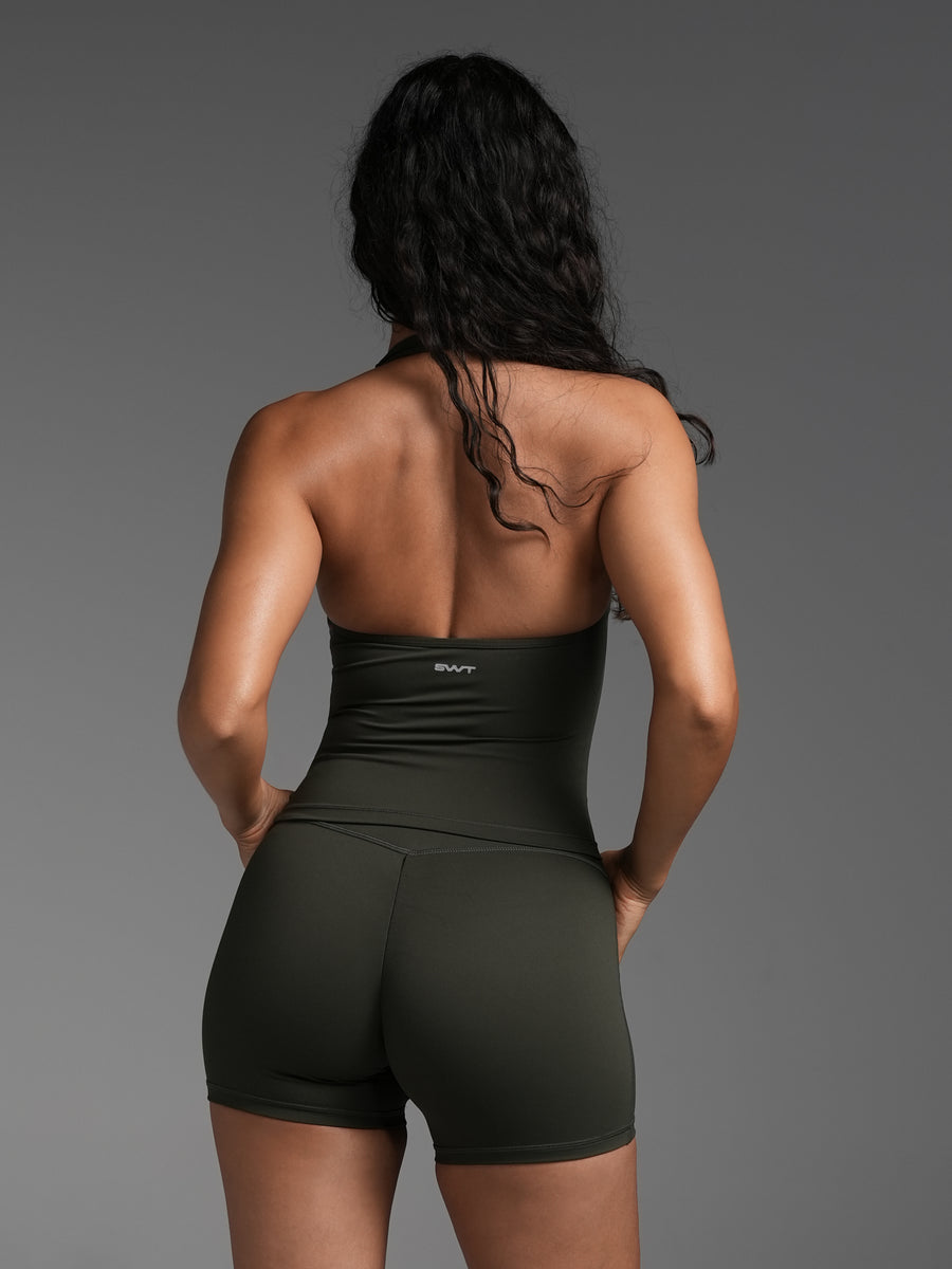 Base Halter Tank Ivy