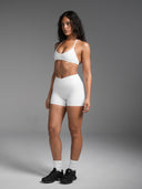 FLX Halter Bra White