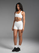 FLX Racer Back Bra White