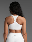 FLX Racer Back Bra White