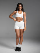 FLX Racer Back Bra White