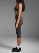 FLX Invisible Scrunch Capris Bittersweet