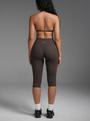 FLX Invisible Scrunch Capris Bittersweet