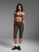 FLX Invisible Scrunch Capris Bittersweet