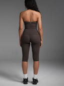 FLX Crossover Halter Tank Bittersweet