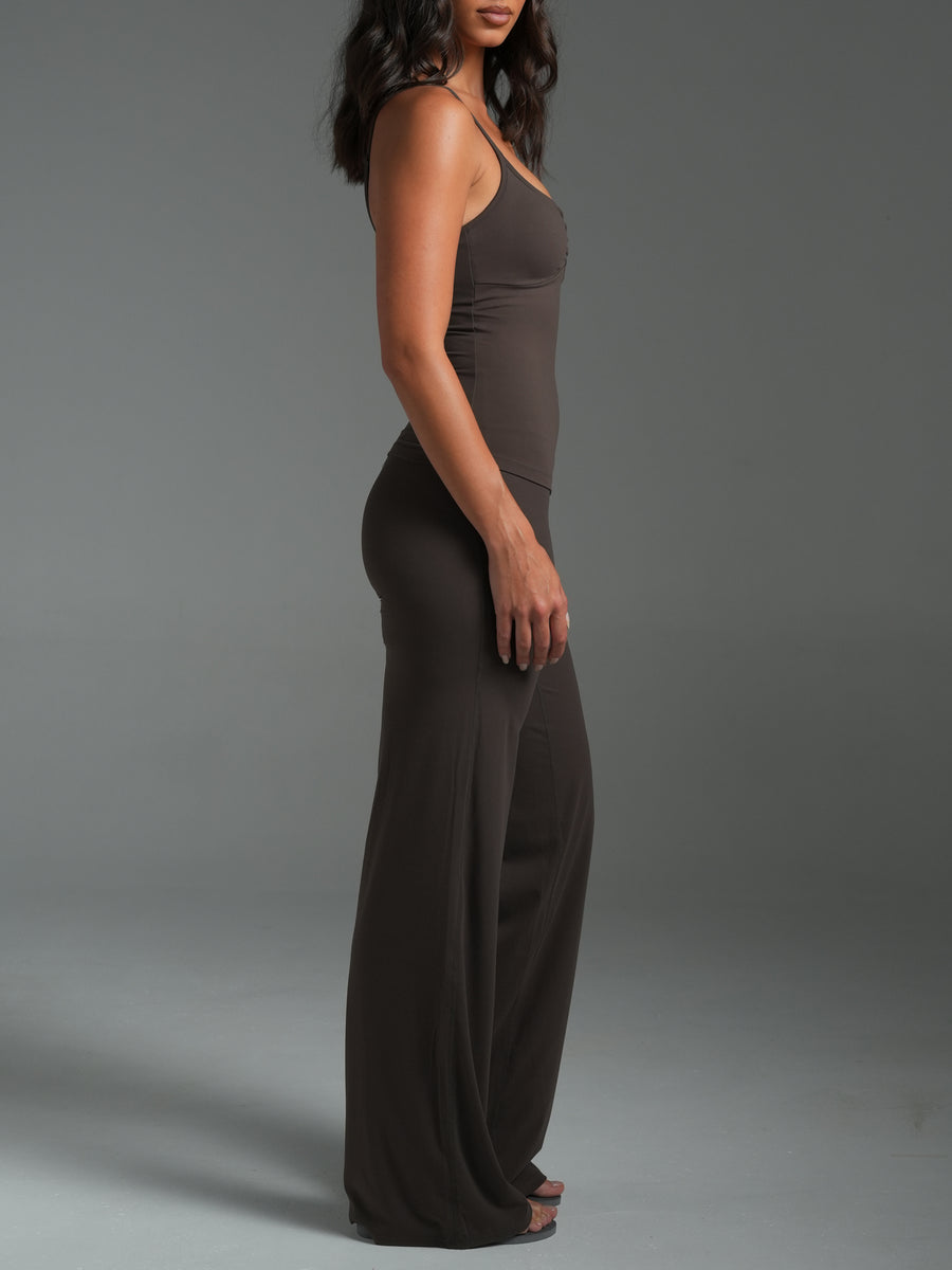 FLX Sweetheart Ruched Cami Bittersweet