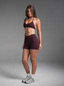 FLX Halter Bra Dark Cherry