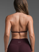 FLX Halter Bra Dark Cherry