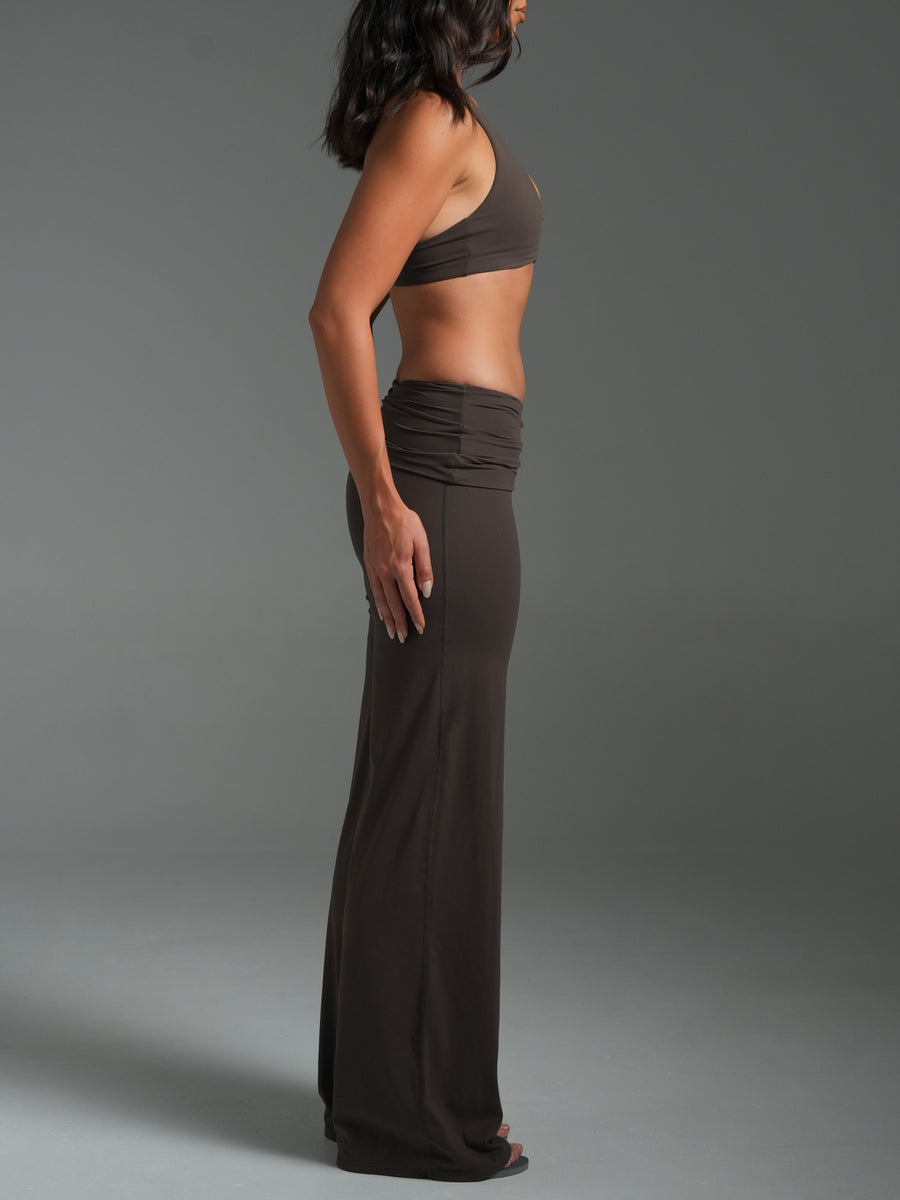 FLX Ruched Halter Bra Bittersweet