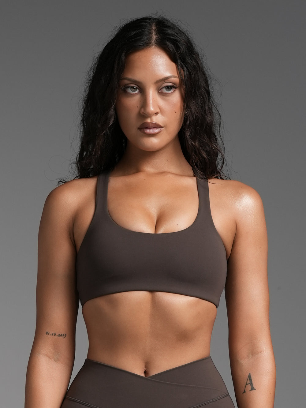 FLX Racer Back Bra Bittersweet