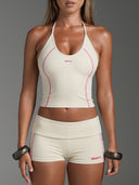 Halter Cami Off White