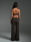 FLX Ruched Halter Bra Bittersweet