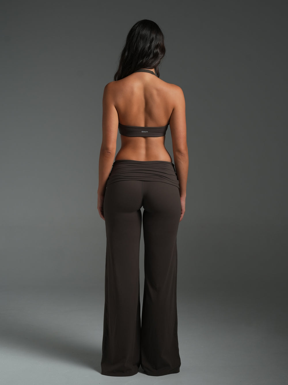 FLX Ruched Halter Bra Bittersweet