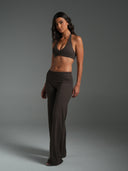 FLX Ruched Halter Bra Bittersweet
