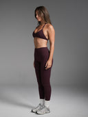 FLX Invisible Scrunch Leggings Dark Cherry