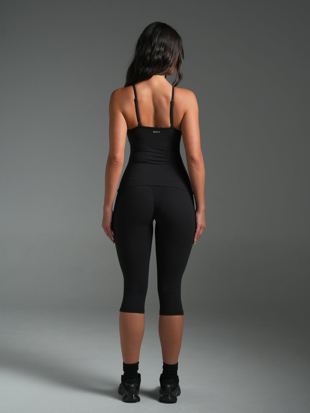 FLX Sweetheart Ruched Cami Black