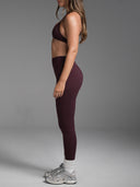 FLX Invisible Scrunch Leggings Dark Cherry