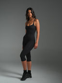 FLX Sweetheart Ruched Cami Black