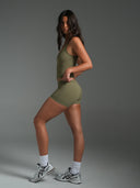 FLX Micro Shorts Khaki