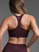 FLX Racer Back Bra Dark Cherry