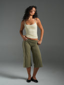 FLX Sweetheart Ruched Cami Off White