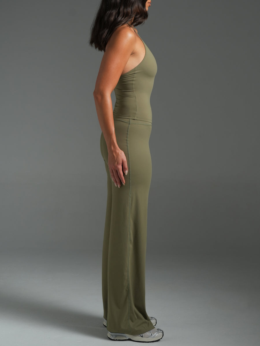 FLX Halter Cami Khaki