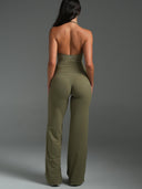 FLX Halter Cami Khaki
