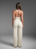 FLX Wide Leg Bottoms Off White