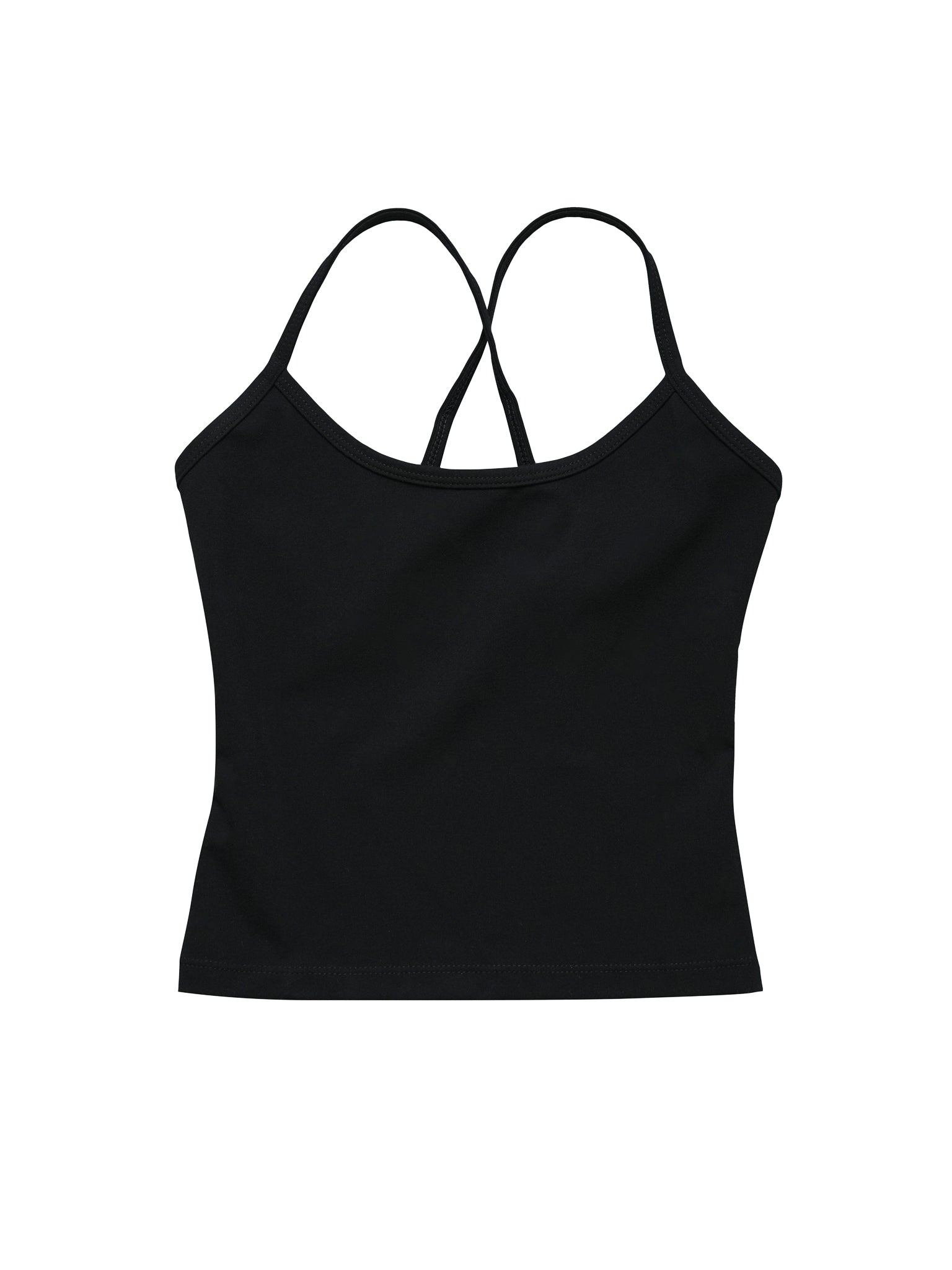 トップス theredthread S cross camisole curve bk Black FLX Crossback Cami | SWT Active