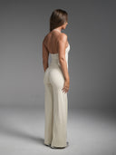 FLX Wide Leg Bottoms Off White