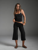 FLX Ruched Cami Black