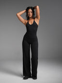 FLX Wide Leg Bottoms Black