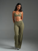 FLX Halter Bra Khaki