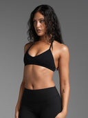FLX Halter Bra Black