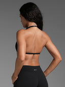 FLX Halter Bra Black