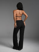 FLX Halter Bra Black