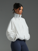 Nylon Bomber Ivory