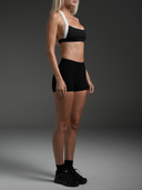 FLX Square Neck Halter Bra Black/White