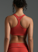 FLX Stripe Racer Back Bra Rouge/Bittersweet