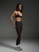 FLX Invisible Scrunch Leggings Chocolate