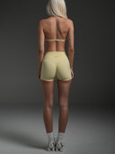 FLX Invisible Scrunch Shorts 4" Vanilla