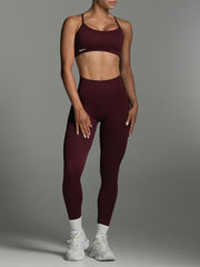 Shape Me Leggings | Full Length Cherry Cola