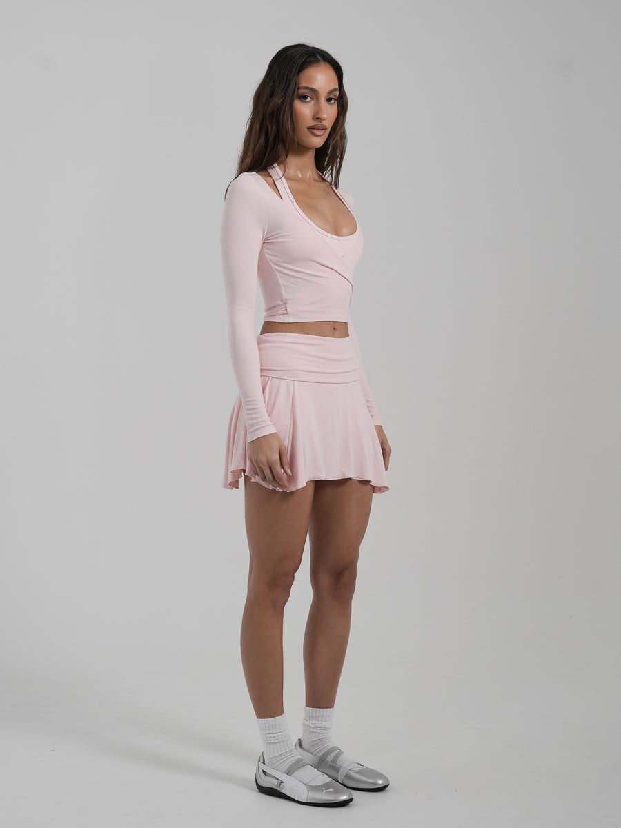 Asymmetrical Skort Ribbon
