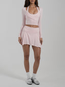 Asymmetrical Skort Ribbon