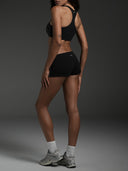 FLX Stripe Racer Back Bra Black/Grey