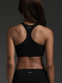 FLX Stripe Racer Back Bra Black/Grey
