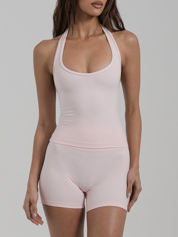 Base Halter Tank Ribbon