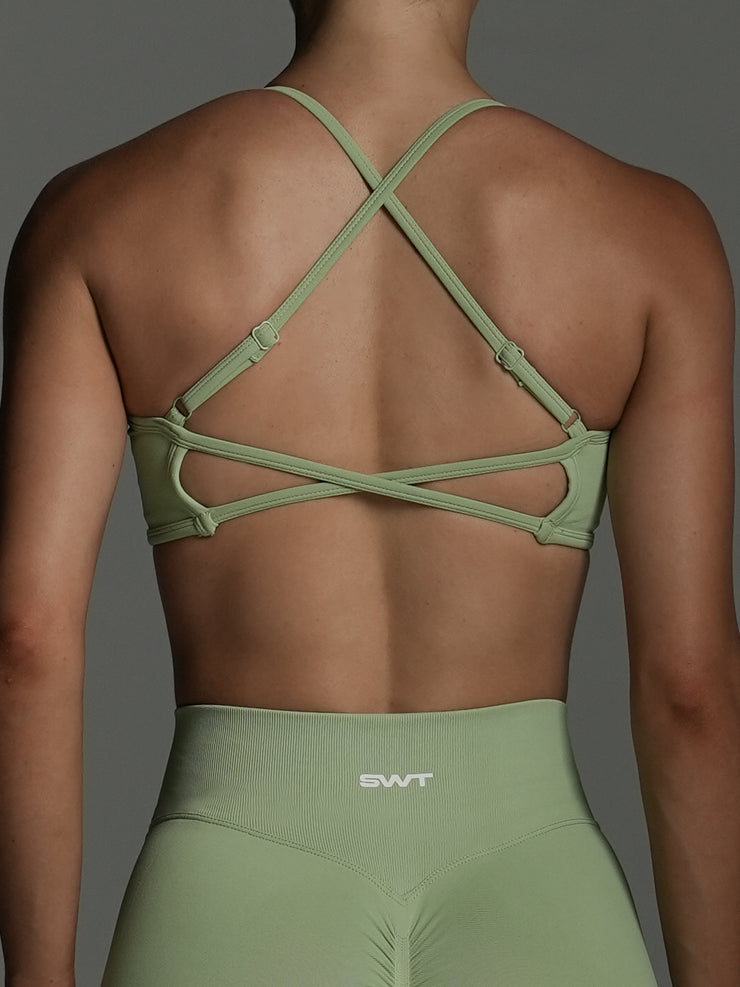 Shape Me Backless Bra Matcha